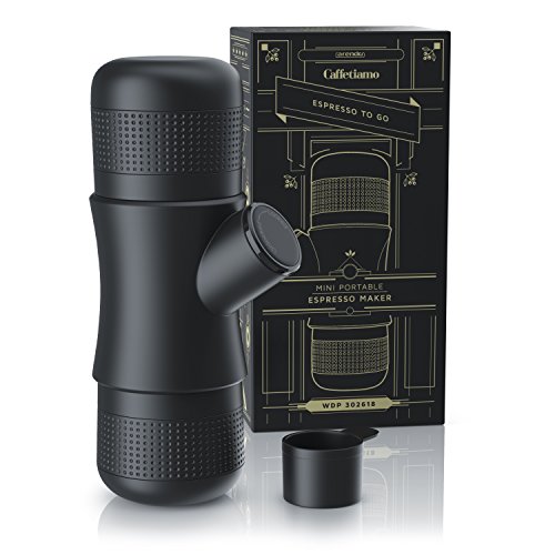 Arendo – Espressomaschine To-Go | Portable Kaffeemaschine (Outdoor) | Mini Portable Espresso Maker | 80ml | ~ 8 Bar | BPA-frei | schwarz - 6