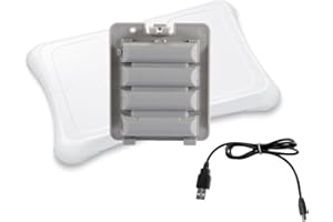 Nicoone Batería para tabla de equilibrio Wii Fit (3800 mAh)