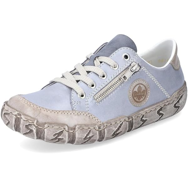 Rieker V7474 damessandalen, blauw, 40 EU