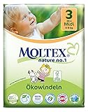 MOLTEX Nature no.1 Eco Nappies Midi (Pack of 34)
