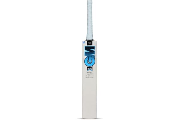 Big Bestow GM Diamond Maxi English Willow Cricket Bat for Men and Boys with Grained Tape on The Face Short Handle Free Cover
