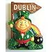 Produktbild Resin Magnet With Ireland Leprechaun With Rainbow, Pot Of Gold And Dublin Sign