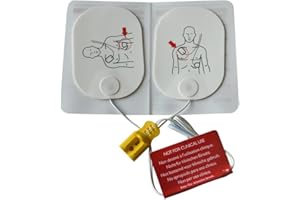 XFT Pack of AED Training Pads Train Pad Replacement Reusable for AED Trainer Heartstart Fr2 Fr2+ Fr3 Mrx XI XI+ Heartstream Forerunner (2pair Pads)