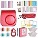 Produktbild Wen & Cheng 10 in 1 Zubehör-Set für Fujifilm Instax Mini 8/8S: Kameratasche/Album/Selfie Objektiv/Filter/Tisch Frames/Wand aufhängen Rahmen/Grenze Aufkleber/Ecke Aufkleber/Pen – Rot