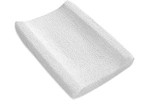 Pirulos Funda Cambiador Bañera Bebé/Funda cubrebañera Ajustable 100% Algodón 50x80cm, Color Blanco