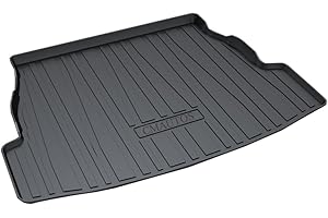 CMAUTOS Cargo Liners - Compatible with Toyota RAV4 2006-2022, All-Weather Rear Trunk Tray Cargo Mats, 3D Tech Waterproof Durable Odorless Flexible Black TPE (Fit for 2019-2023 RAV4)