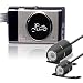 Produktbild OBEST Dashcam Full HD Autokamera, mit HD 3.0" 1080P + 720P vordere und hintere Motorrad-Kamera,Motorrad-treibender Recorder mit G-Sensor