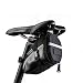 Produktbild Fahrrad MTB Radfahren PU Satteltasche Wasserdicht 1.2L Bike Bag Rücksitz Tasche Fahrrad Reparatur Werkzeug Tasche Pack mit Reflektierende Streifen von ueasy