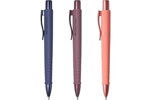 Faber-Castell 205280 - Penna a sfera Poly Ball, 3 pezzi, con refill XB sostituibile, indelebile Blu, Future Dusk, Bordeaux, Coral