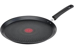 Tefal G25939 Unlimited On Crêpe | 28 cm | con rivestimento antiaderente in titanio antigraffio | segnale termico | senza PFOA | adatto per tutti i piani cottura, anche per piani cottura a induzione,
