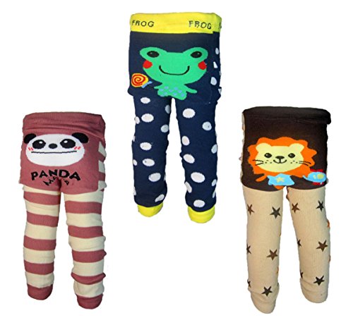 [Backbuy] 3 Pants 0-24 Months Baby Boys Toddler Leggings trousers Knitted pants G6H2H3 (18-24 Months)