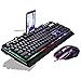 Produktbild WEIWEITOE-DE G700 Game Luminous Wired USB Mouse and Keyboard Suit with Rainbow Backlight LED Lights Mechanical Keyboard Gaming Mouse