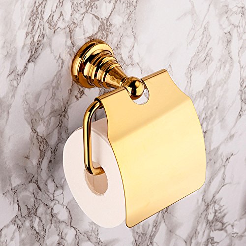 Preisvergleich Produktbild SAEJJ-Toilettenpapierhalter bad rack, titan, gold, kupfer, band, papier handtuchhalter