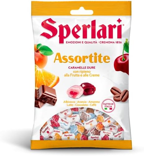 SPERLARI - CARAMELLE DURE ASSORTITE RIPIENE, 420g