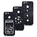 Produktbild LeviDo 3X Huawei P Smart 2018 Hülle Silikon Bumper Neu Hüllen Schutzhülle Kompatibel für Huawei P Smart 2018/Enjoy 7S Gummi Ultradünn Stoßstange Schwarz Handyhülle, Sternflasche-Sonnensystem-Eclipse