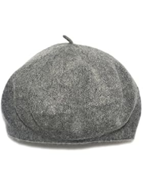 Wolle Beret Hut Beanie Cap - Kinder Mädchen Jungen Französisch Stil Klassisch Einfarbig Kunst Winter Herbst Hut...