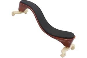 summina Epaulière pour Violon, Repose-épaules pour violon en bois d'érable pour violon 3/4 4/4 avec chiffon de nettoyage