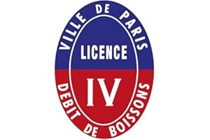 MCA GROUP Panneau de Licence 4 / Paris (75) Blanc