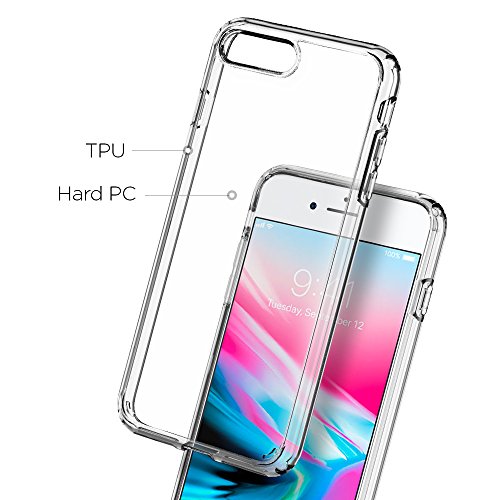 Spigen iPhone 8 7Plus Ultra Hybrid 2  Funda con tecnolog  a de amortiguaci  n de aire y protecci  n h  brida contra ca  das  transparente reviews Spigen iPhone 8 7Plus Ultra Hybrid 2  Funda con tecnolog  a de amortiguaci  n de aire y protecci  n h  brida contra ca  das  transparente