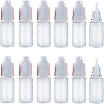 Kit De 10 Flacons Compte-gouttes 50 Ml + Accessoires – Bouchon Sécurité Enfant – Pour Huiles Essentielles, Médicaments