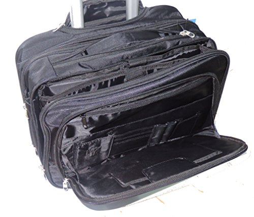 15.6″ Laptop Trolley Koffer Reisekoffer Handgepäck mit Notebookfach Vortasche - 2