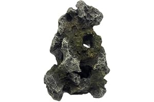 Amtra Wave Rocher de Décoration Roche Gallura pour Aquariophilie pour Aquariophilie Gris Vertical, S (Lot de 1)