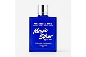 TRONCONIC Argenture à froid - Magic Silver - Produit pour argenter - argenture pour bijoux - 30 ml - Made in France - Nettoyant argent - Nettoyant bijoux - Nettoyant argent bijoux