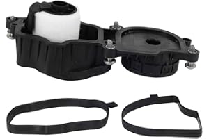 Car-Parts24 Séparateur d'huile KGE - Avec filtre en feutre - Filtre non tissé pour M57 Diesel E46 E90 E91 E92 E93 E39 e60 e61 e38 e53 X5