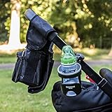 TAHLMANN Organizer für Kinderwagen mit Getränkehalter, Smartphone- und Allzweck-Fach, abnehmbarer Wertsachentasche, universal - 9