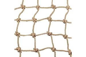 WANIAN Gruba siatka linowa na schody dla niemowląt i dzieci, siatka ochronna na balkon, siatka zabezpieczająca przed upadkiem, siatka na konopie, do restauracji, sufitowa, wisząca siatka, dopasowanie wsparcia