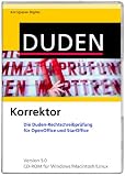 DUDEN Korrektor 5.0 f�r Open Office und StarOffice - 