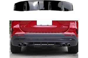REXGEL Diffusore paraurti Posteriore Auto per Mercedes-AMG GLA H247 2020+, Labbro Posteriore Diffusore Spoiler Modifica Styling Dekoration Accessori