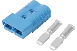 DENT-DE-LION Connettore della batteria 350A AWG 2/0 Connettori della batteria di connessione rapida Disconnettore rapido per alimentazione modulare (Blu)