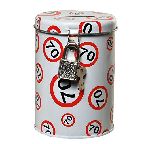 Spardose Metall Dose rund