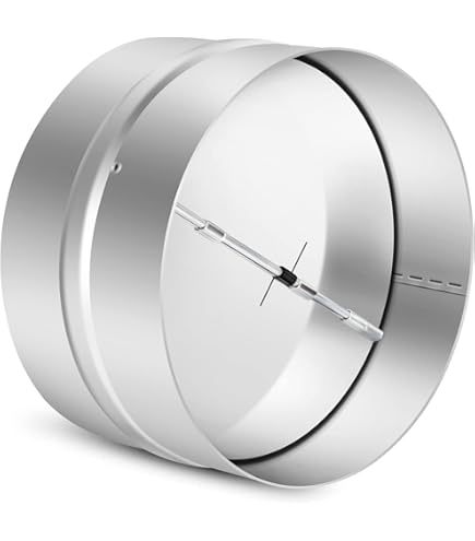 Therwen Backdraft Damper Duct Manual Volume Damper With Sleeve Galvanized Sheet Adjustment