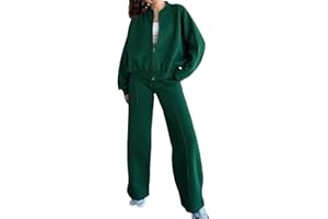 amropi Tuta da Donna Giacca con Cerniera e Pantaloni Jogging Tute 2 Pezzi Sportivo Completo