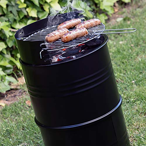 examen Barbecue à Charbon en Forme de Baril - Très Design et Pratique