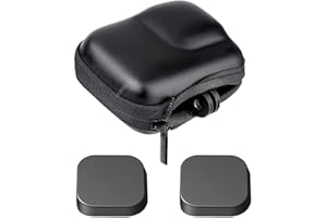 ULBTER Mini custodia per fotocamera GoPro Hero9 Hero8 nera + copriobiettivo in gomma GoPro Hero 9 8