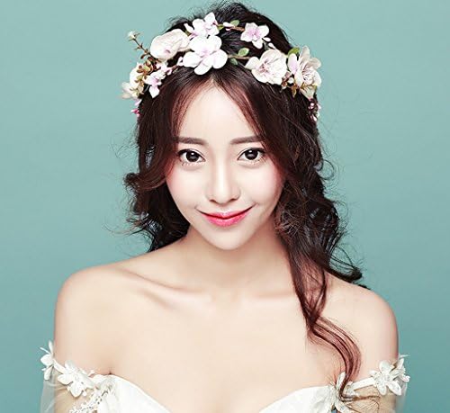 2017 Korean bride headdress Bridesmaid jewelry fake flowers Honeymoon jewelry new wedding Headdress