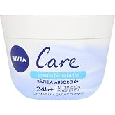 NIVEA Care (1 x 400 ml) Moisturizer for Body, Face &amp; Hand, Fast Absorbing Nourishing Cream for Deep Hydration 24 Hours