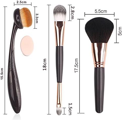 3pcs makeup brush cosmetics Makeup Brushes foundation powder blush Makeup Brushes High Tech Make Up Tools Professional Makeup Brush set