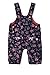 Kanz Baby-Girls B/B Overall Floral Dungarees, Blue, 12-18 Months (Manufacturer Size:80)
