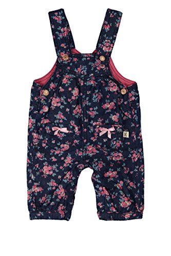 Kanz Baby-Girls B/B Overall Floral Dungarees, Blue, 12-18 Months (Manufacturer Size:80)