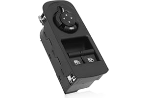 Anlseiod Interruttore Alzacristalli Sinistro per Alfa romeo MiTo 955 2008-2018 Pulsantiera Alzacristalli Lato conducente Pulsante Interruttore Controllo Finestrino interruttore Alzacristallo156085170