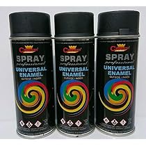 Sprühlack RAL 9011 Matt - 400ml Spraydose Für Innen & Außen, Schnell Trocknend