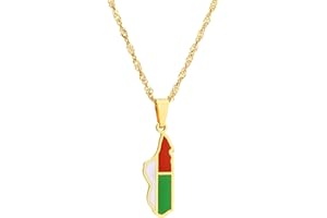tuwiwol Madagascar carte drapeau pendentif colliers montrer l'amour pour Madagascar acier afrique pays malgache pays cartes drapeau National pendentif