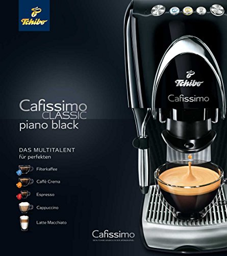 Tchibo Cafissimo Classic Kapselmaschine (die Kaffeemaschine für aromatischen Filter-Kaffee, Espresso, Caffé Crema oder Tee) schwarz - 4
