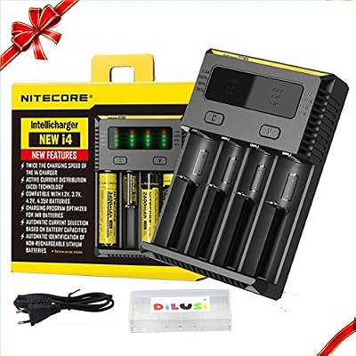 Nitecore I4 EU 2016 intelligente i4 18650 Li-ion / Ni-MH / Ni-Cd Chargeur de batterie