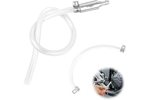 AVCITY YAKLEE Spurgo Freni Idraulici, 1 Pezzo Tubo di Spurgo della Frizione dello Spurgo del Freno Strumento di Spurgo per Tubo Valvola Unidirezionale con 3 Snap per Auto da Moto
