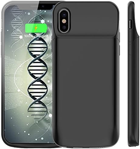 GagaKing Battery Case for iPhone X,Portable Power Charger Protective Charging Rechargeable External Battery Case Cover (3600mAh)